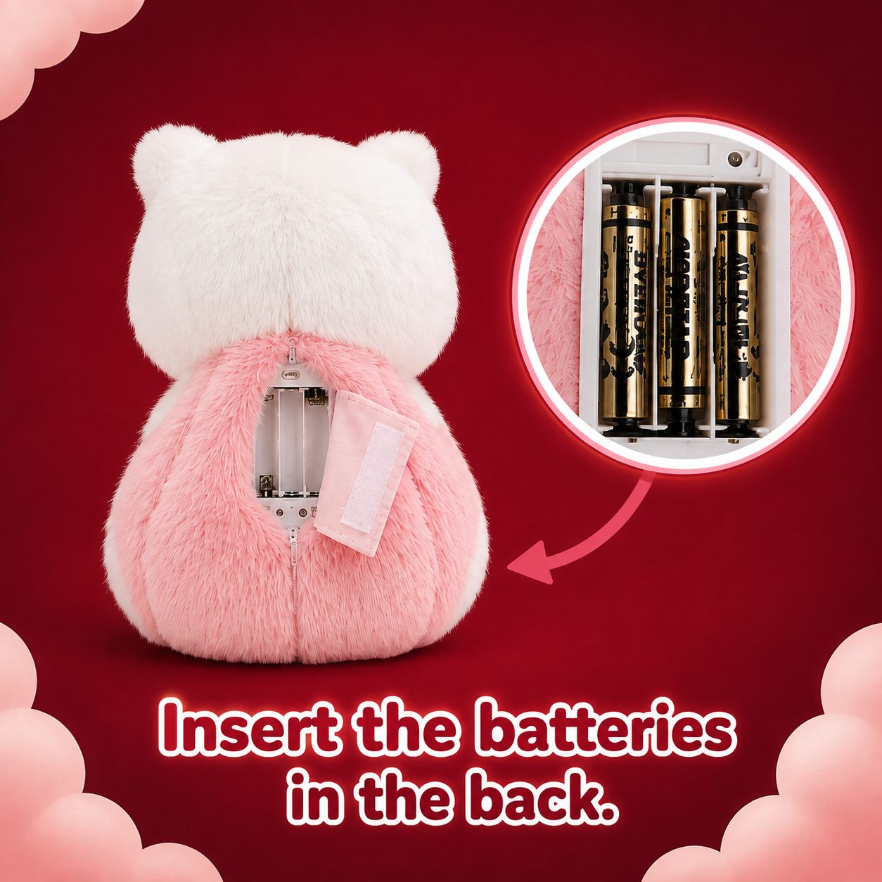 Breathing Kitty Plush® Warmth & Calm