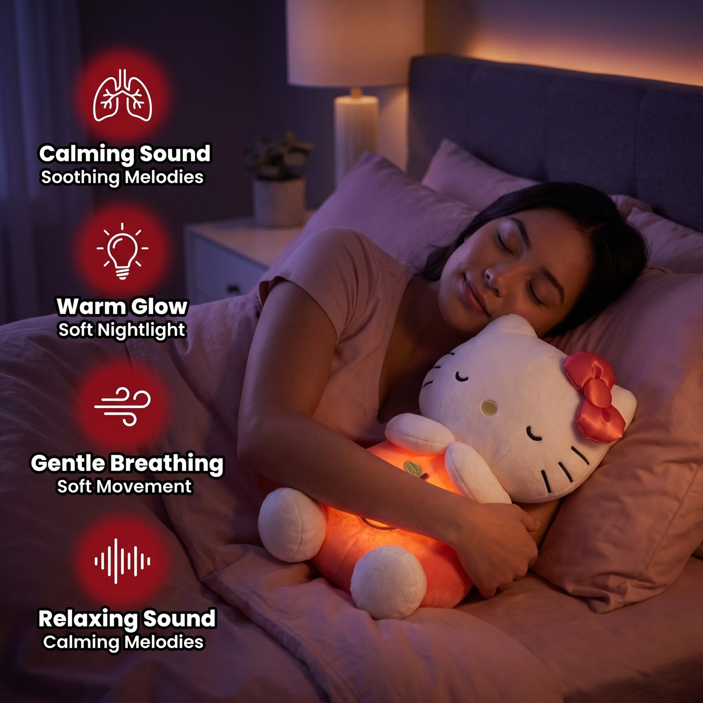 Breathing Kitty Plush® Warmth & Calm